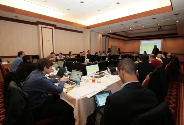 That's me, eighth from left, at the 2012 mock selection. My portrayal of Ron Wellman was termed "Brando-esque."